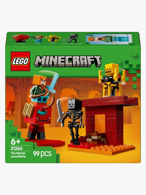 LEGO Minecraft 21266 Nether-lavakampen