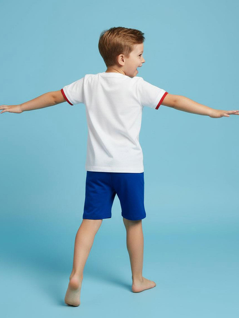 Paw Patrol T-shirt & Shorts Sæt, Hvid