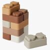 nuuroo Byggeklodser Silikone 10-pak, Brown