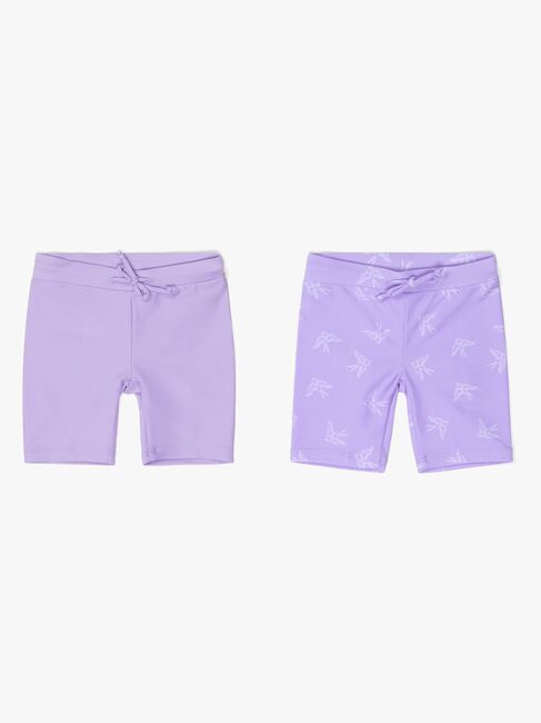 Petite Chérie Atelier Azura UV-shorts 2-pak, Lavender