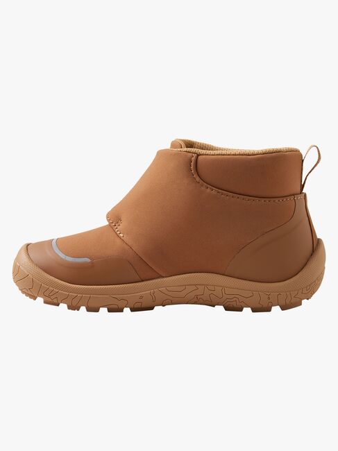 Reima Hyppii Barefoot WP Sneakers, Cinnamon Brown