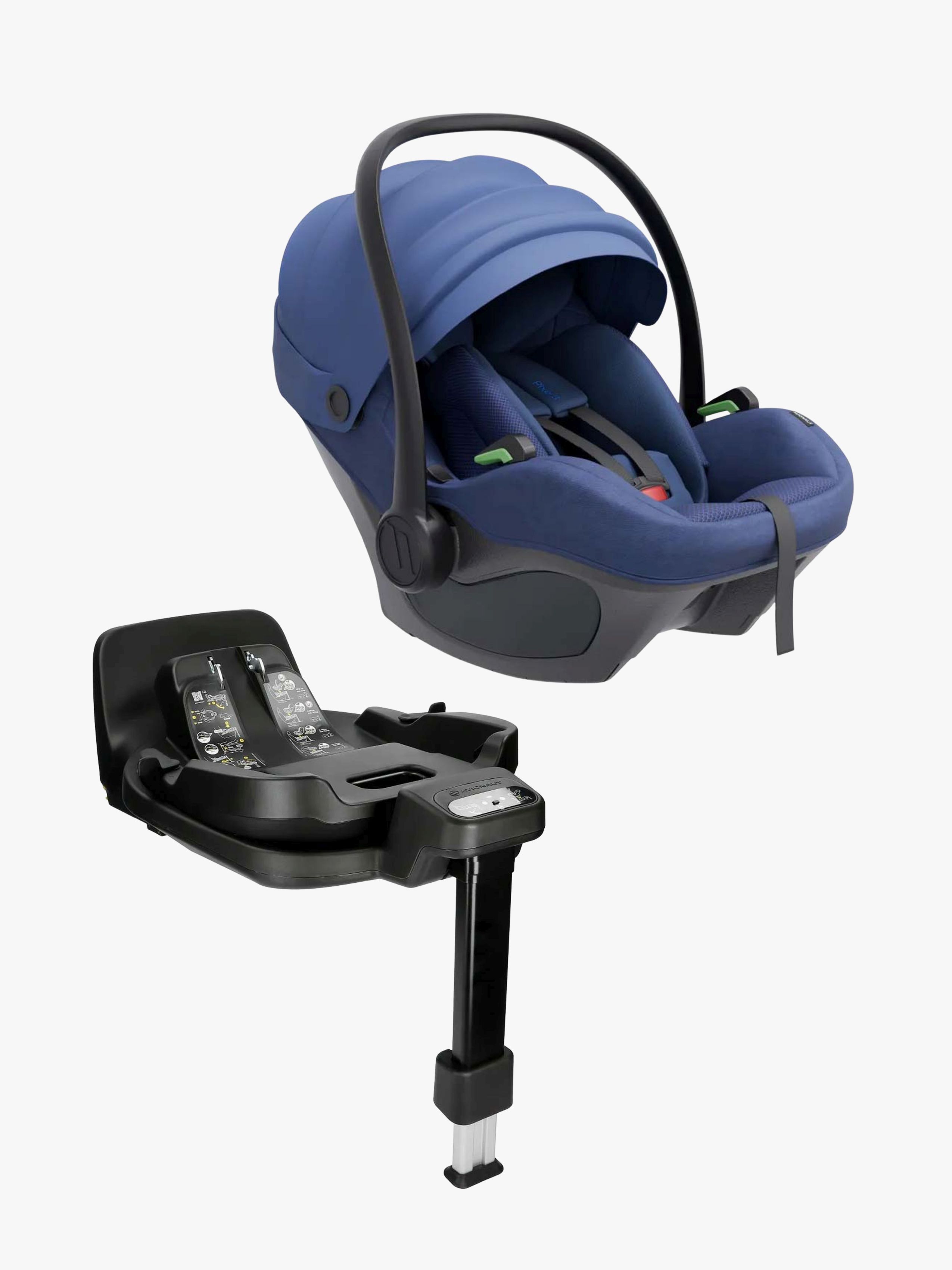 Avionaut Pixel 3 Babyautostol Inkl. IQ Orbit Base, Navy