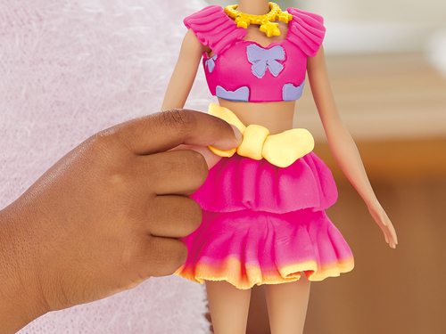 Play-Doh Barbie Modellervoks med Dukke Flæser & Sløjfer