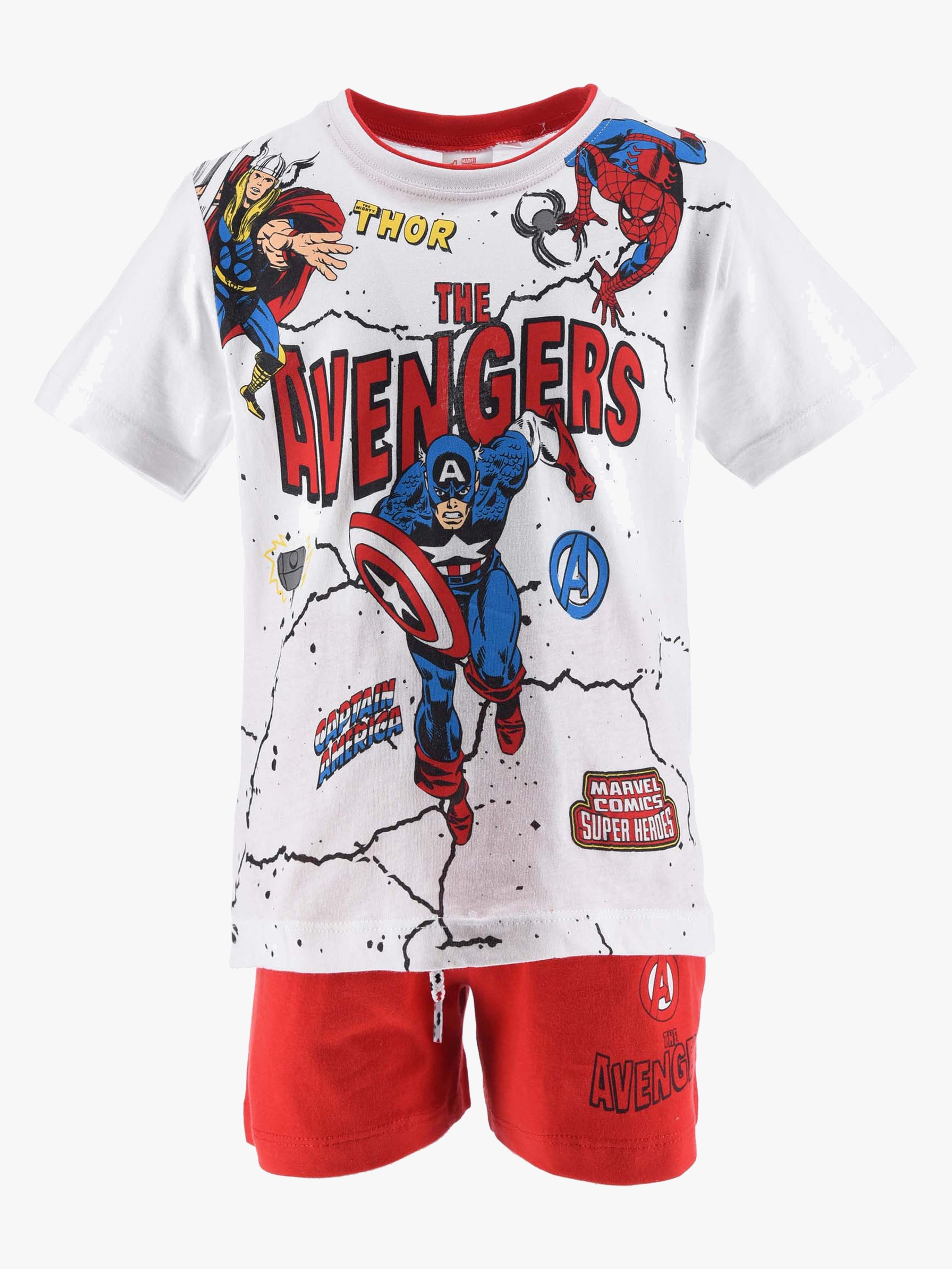 Marvel Avengers Classic Tøjsæt, Light Grey, 10 år