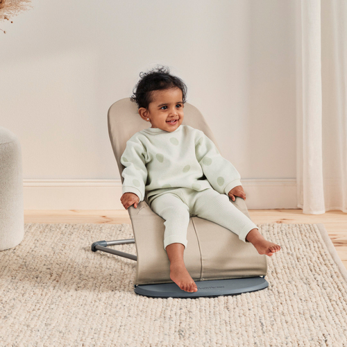 BabyBjörn Balance Soft Skråstol Woven, Khaki/Beige