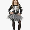 Fiestas Guirca Kostume Skelet Pige
