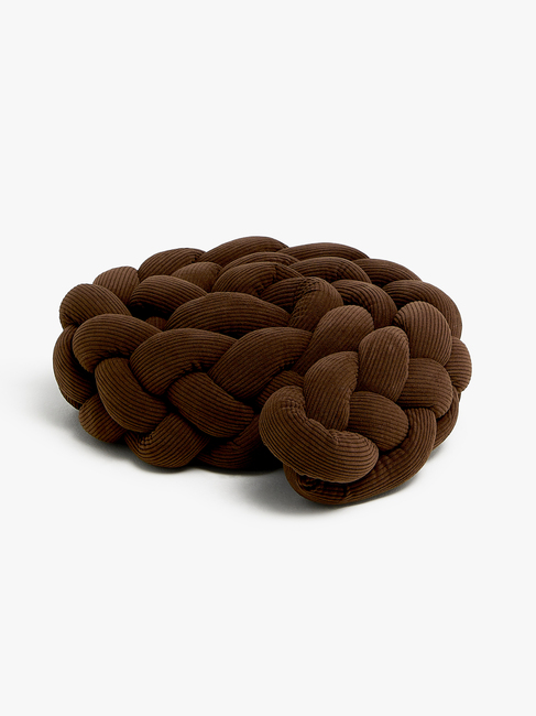 Alice & Fox Braid Sengerand 210cm, Brown Manchester