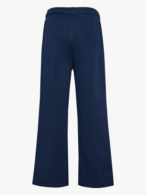 Hummel JR Wide Leg Pintug Joggingbukser, Dress Blue