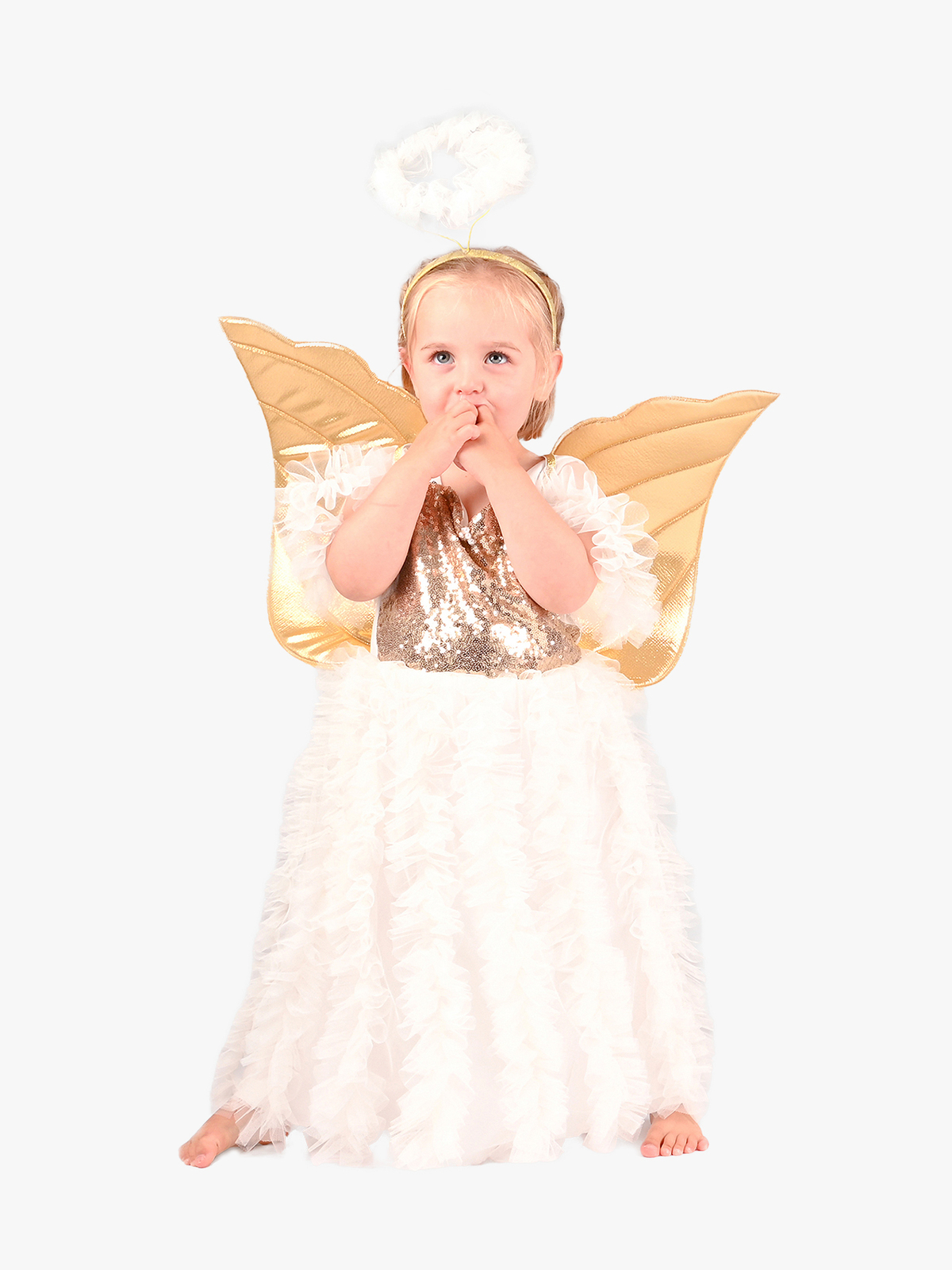 Den Goda Fen Englekjole med Tilbehør