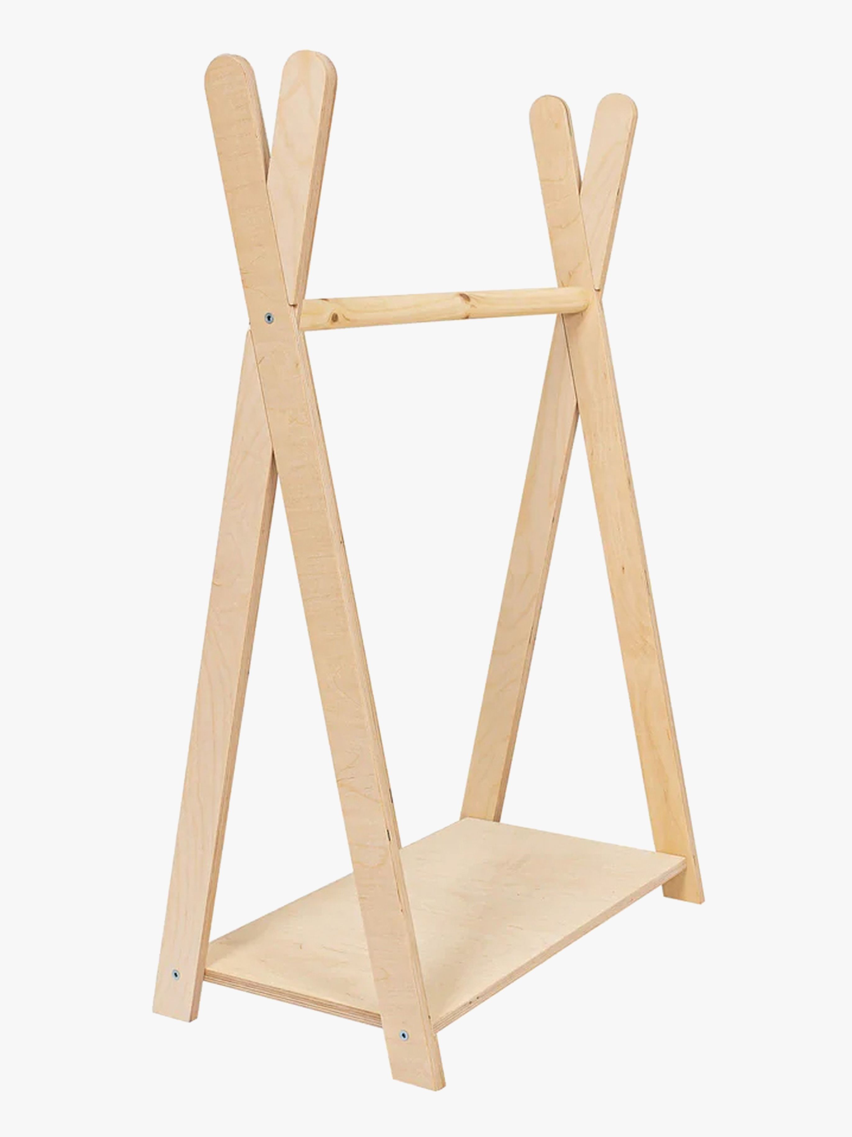 Meowbaby Tipi Tøjstativ S, Natur, Børnemøbler, Indretning børneværelse
