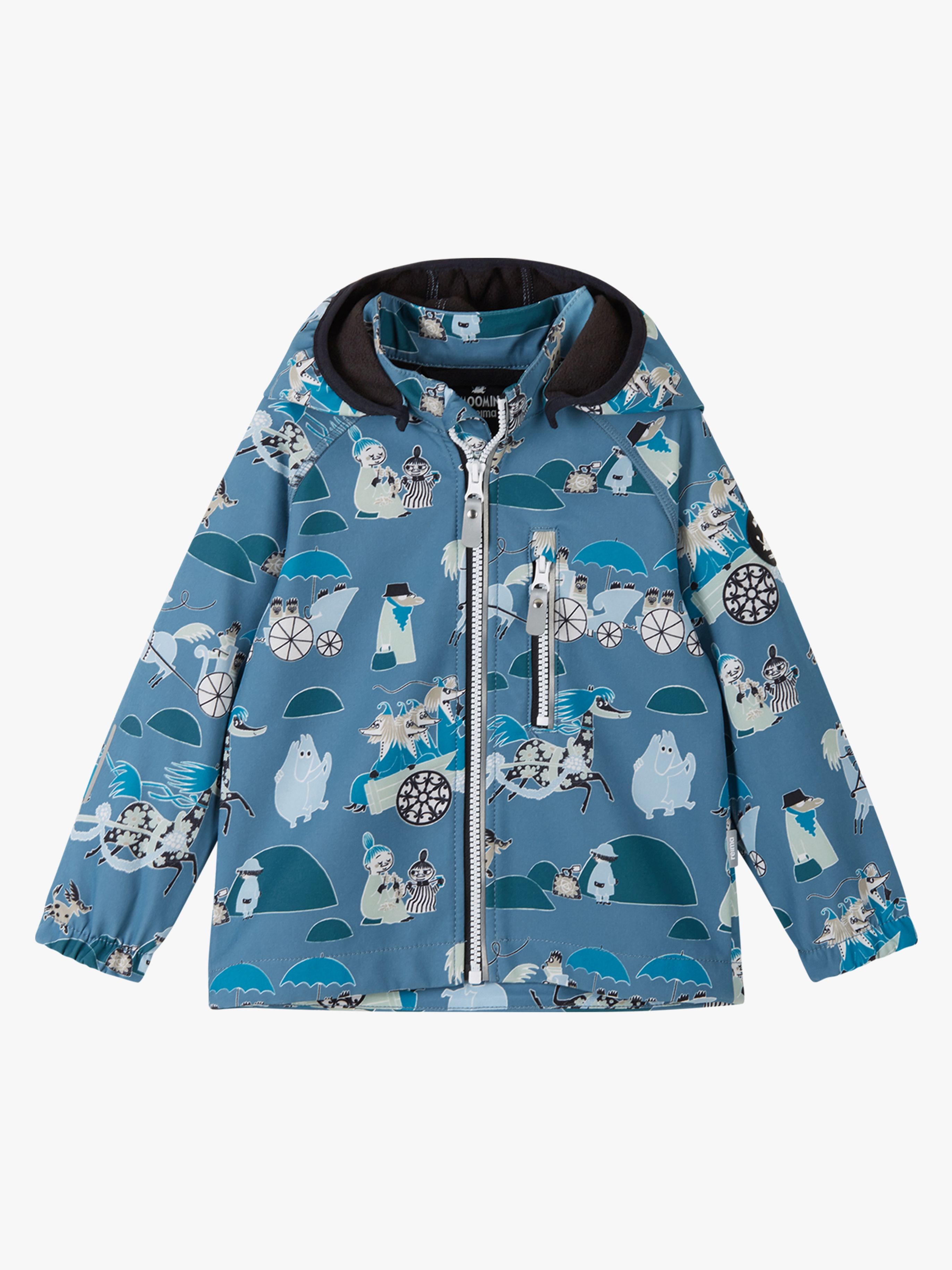 Reima Moomin Vantti Softshelljakke, Blue Ocean, 104