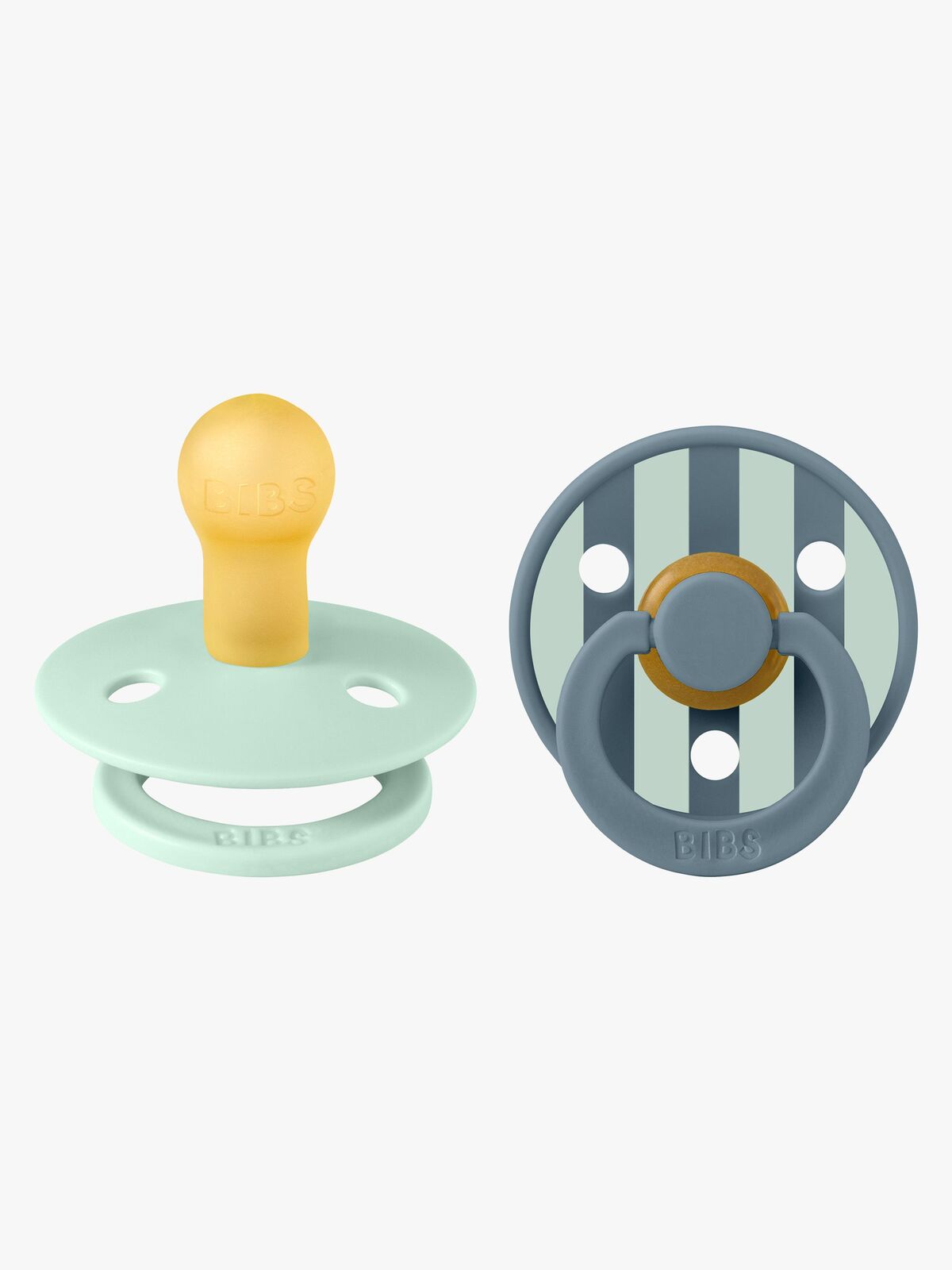 BIBS Studio Colour Block Sut 2-pak Latex Str. 1, Nordic Mint Petrol Mix