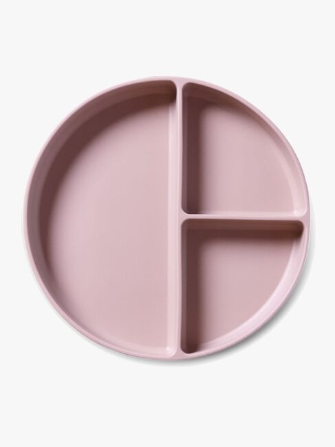 nuuroo Mingo Opdelt Tallerken Silikone, Woodrose