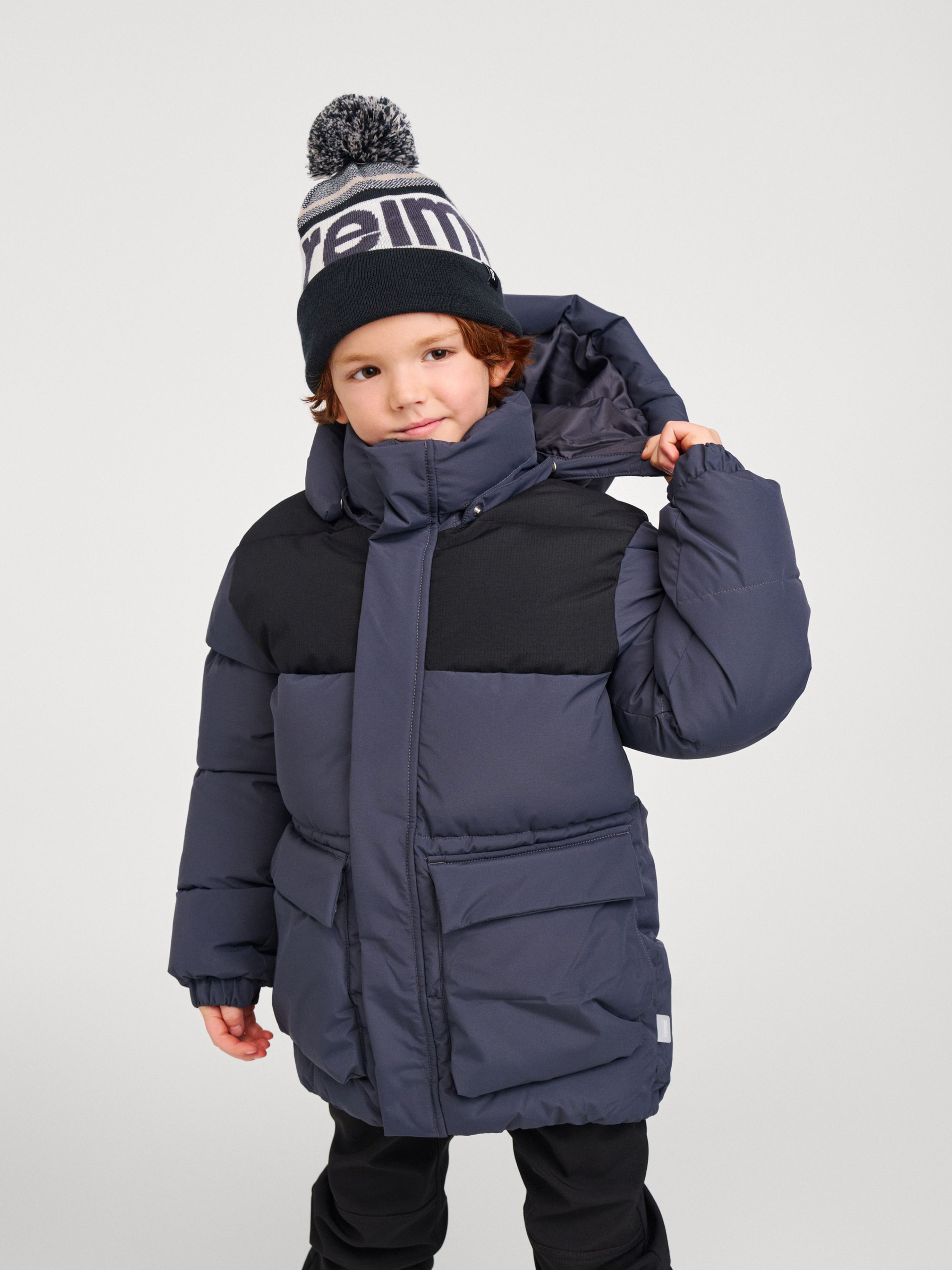 Reima Toukola Vinterjakke, Soft Black, 122