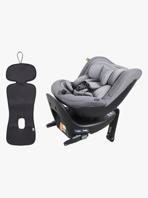Beemoo Reverse i-Size Bagudvendt Autostol inkl. Ventilerende Hynde, Mineral Grey/Antracit