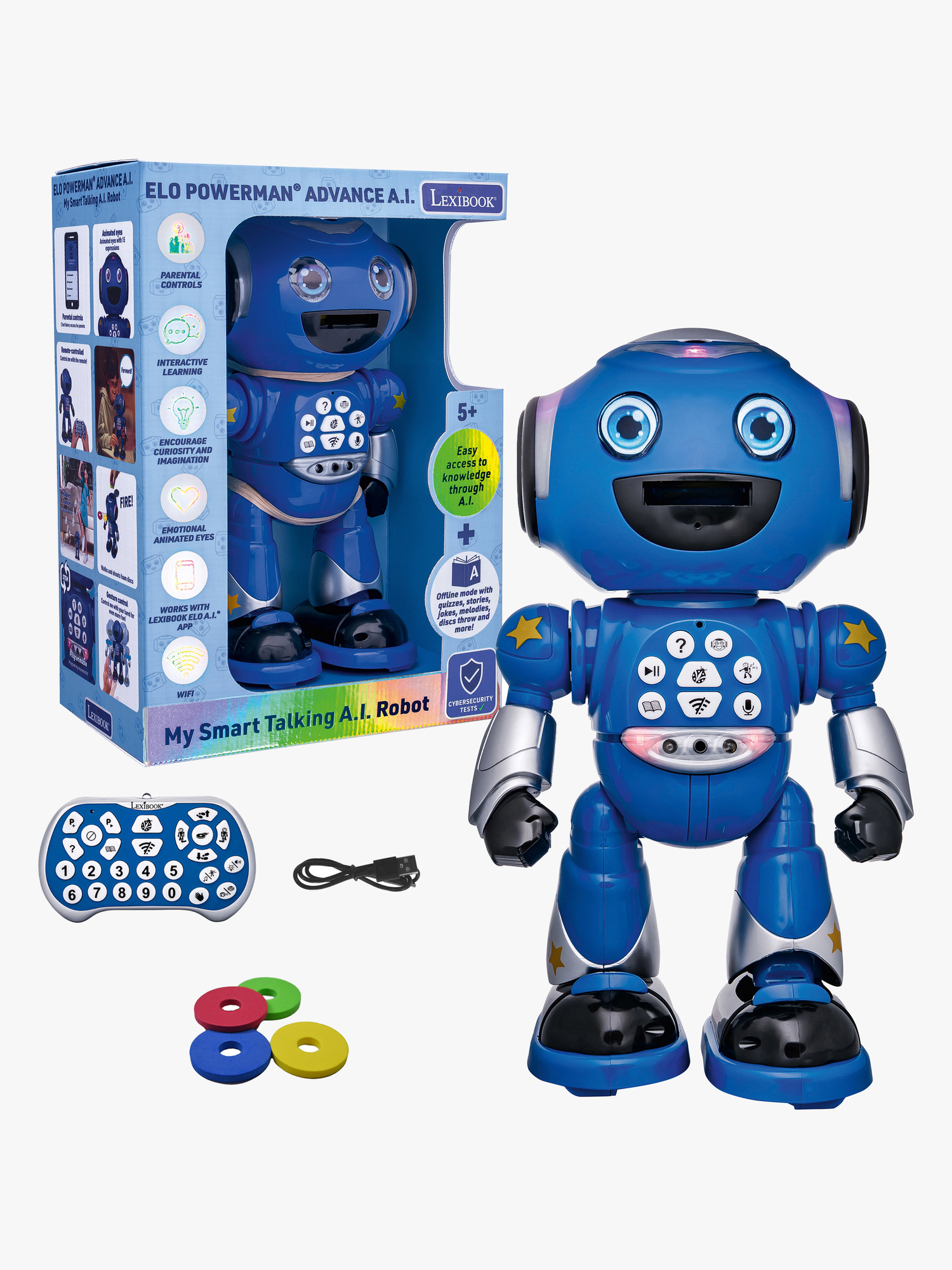 Lexibook ELO POWERMAN Advance A.I Robot Engelsk