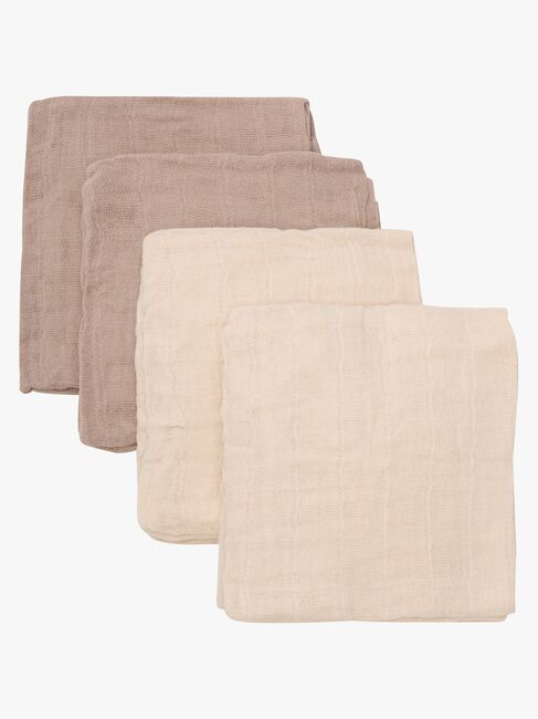 Pippi Musselin Tæppe 4-pak, Nomad