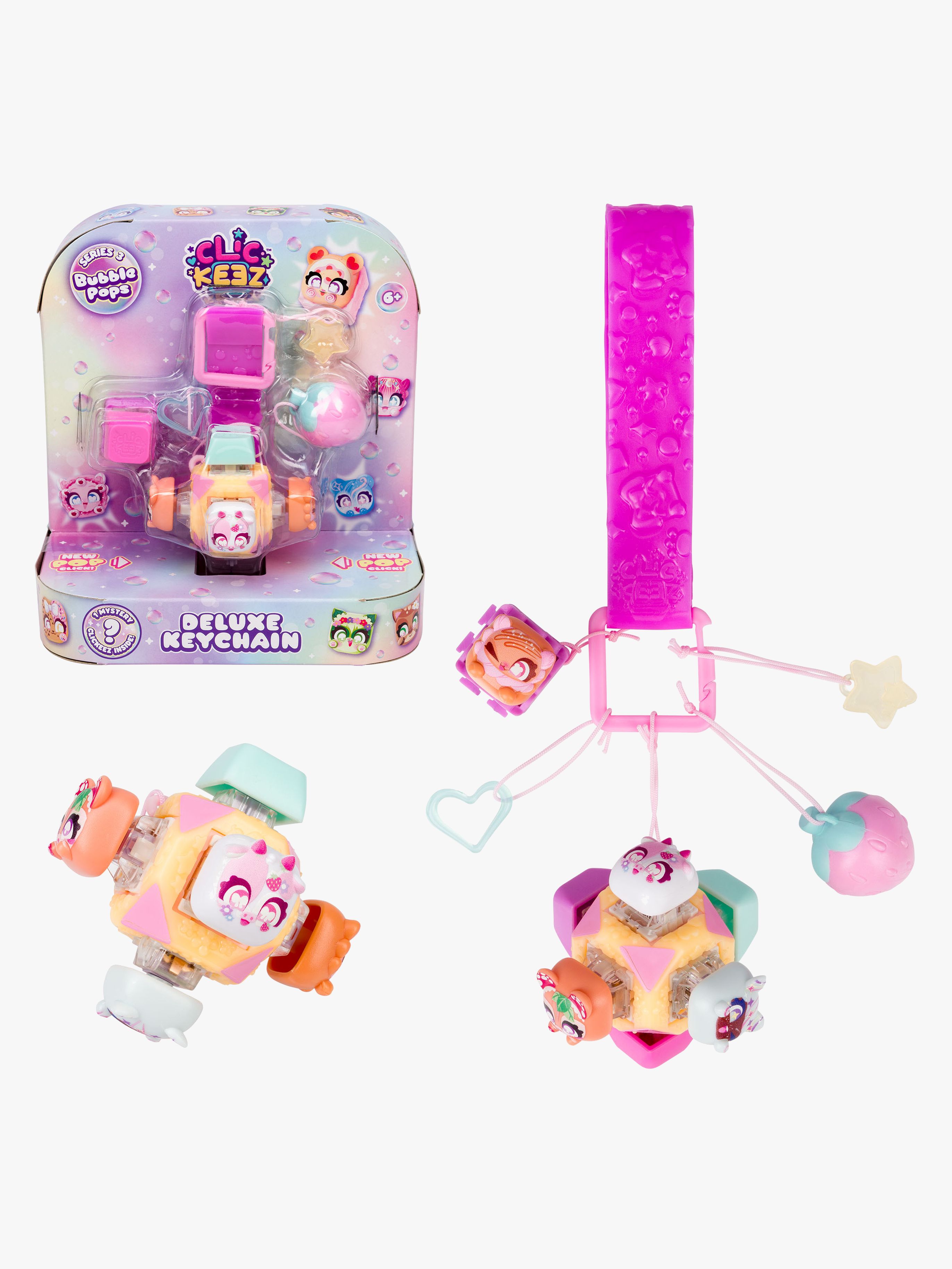 Clickeez S3 Fidget Deluxe Nøglering