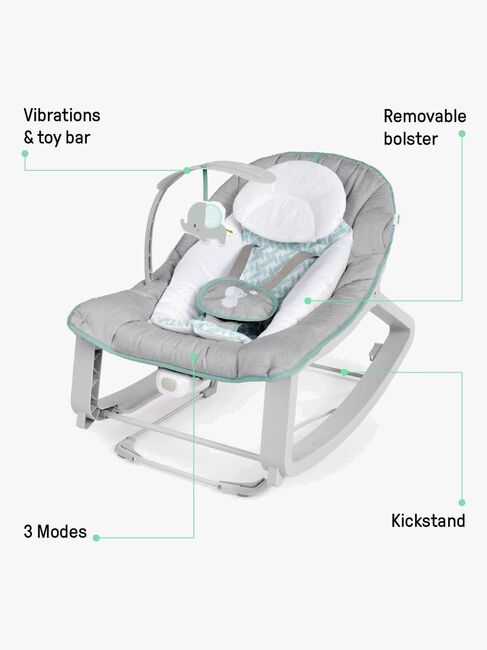 Ingenuity Keep Cozy Skråstol Vokse Weaver, Grey