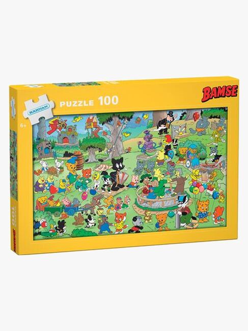 Bamse Puslespil 100 Brikker