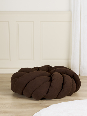 Alice & Fox BRADIE Puf, Brown Manchester