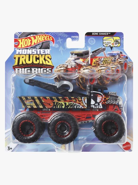 Hot Wheels Monster Trucks Big Rigs Bjærgningsbil Blandet Udvalg