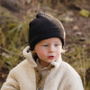 OICAN Wear  Strikket Hue med Hovedbeskyttelse Merinomix, Black
