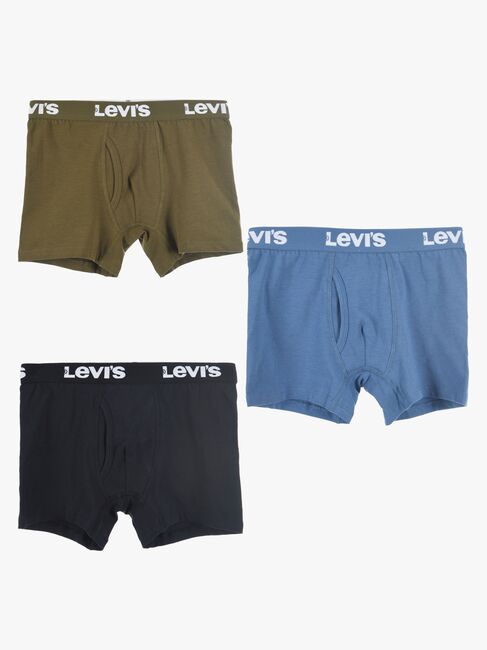 Levi's LHB Boxer Brief Underbukser 3-pak, Black