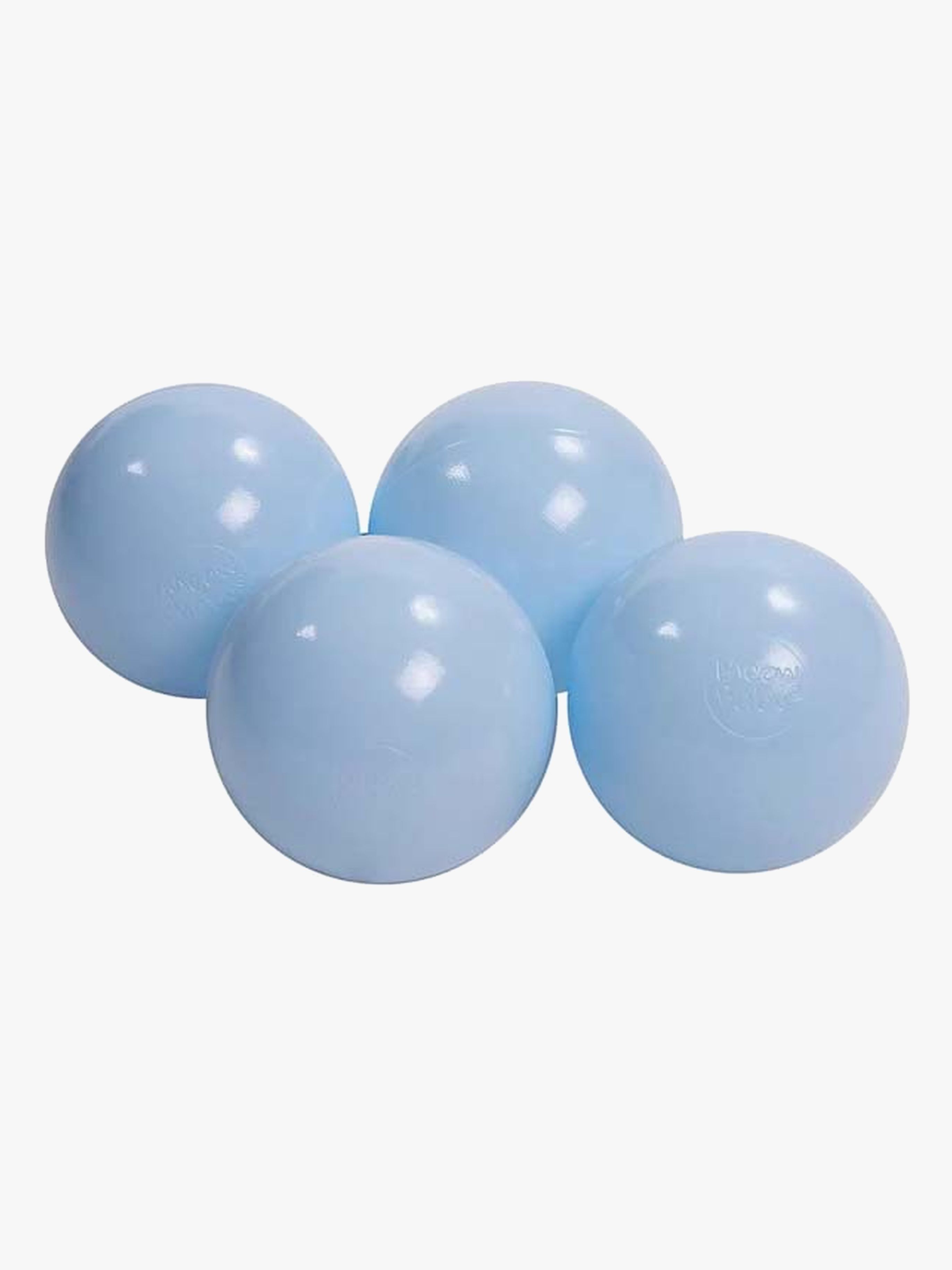 MeowBaby Bløde Plastikbolde 7 cm Til Boldbassin 50 Stk, Baby Blue