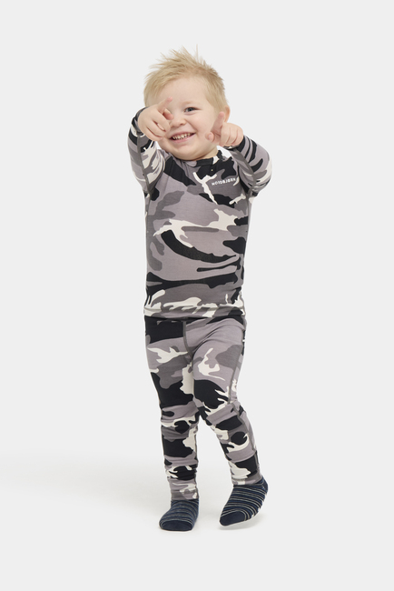 Nordbjørn Verbier Skiundertøj Bamboo, Camo Black