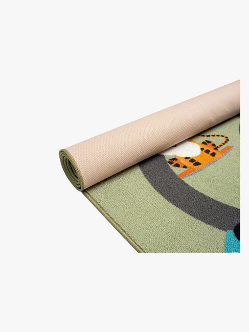 KMCarpets Play Animals Gulvtæppe 140x200, Grøn