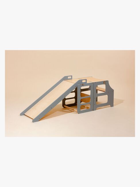 Duck Woodworks Rutsjebane til Sammenklappeligt Læringstårn, Grå