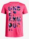Under Armour Hybrid 2.0 Big Logo T-shirt, Penta Pink