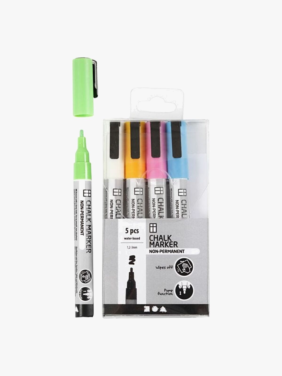 Creativ Company Chalk Markers Kraftige Farver 5 stk.