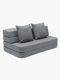 by KlipKlap 3 Fold Sofa XL, Blue Grey