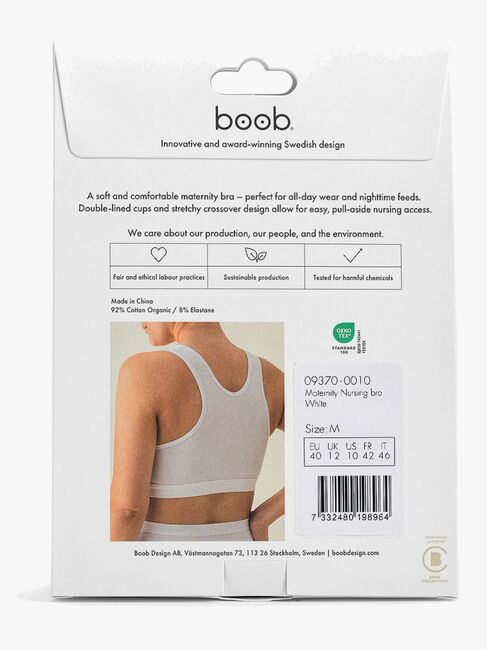 Boob Essentials Amme-BH, Hvid
