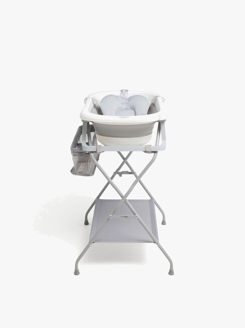 Beemoo CARE Assist Badekar inkl. Badestøtte og Badekarstativ, White/Grey