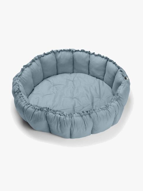 Play&Go Organic Bloom Legetæppe, Dusty Blue