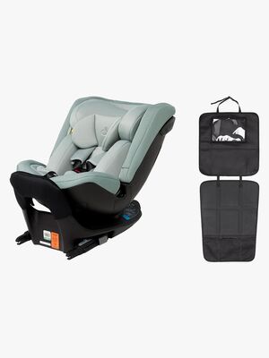 Beemoo Rotate i-Size Autostol inkl. 3-i-1 Sædebeskytter, Teal/Black