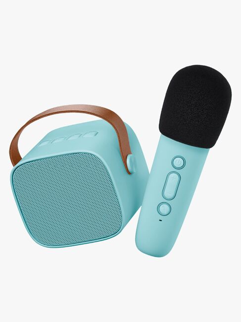 Lalarma Bluetooth-højttaler med Trådløs Mikrofon, Blå