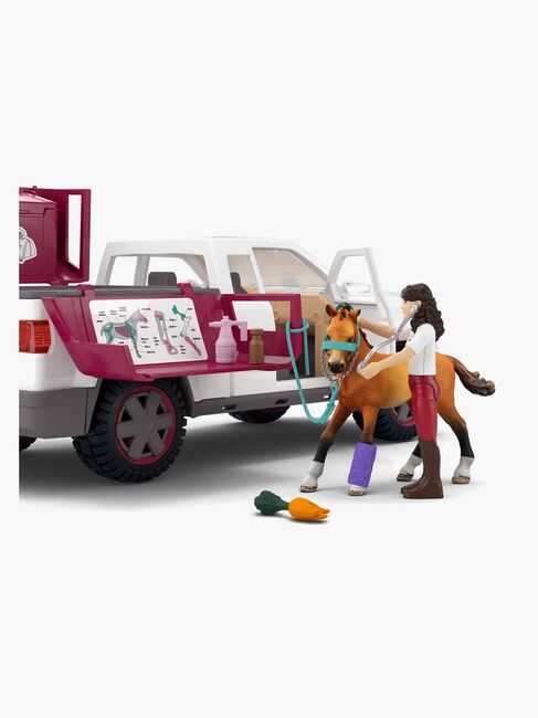 Schleich Dyrlægebil med Anhængervogn