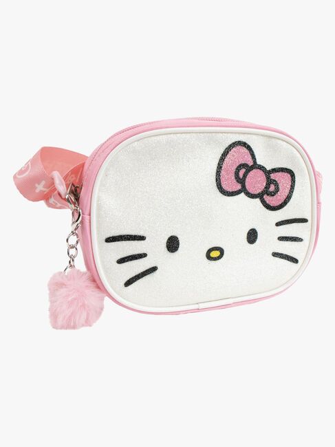 Hello Kitty Skuldertaske, Lyserød/Hvid