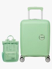 American Tourister Soundbox Kuffert 22L & Urban Groove City 7L Mini Sæt, Pastel Green