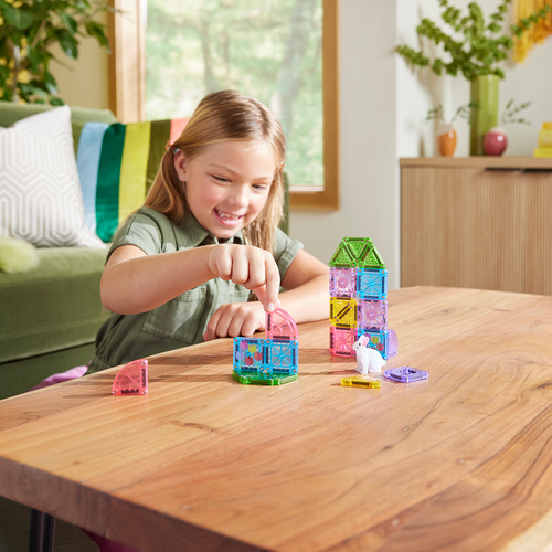 MAGNA-TILES MicroMAGS Rejsesæt Spring Garden 24 Dele