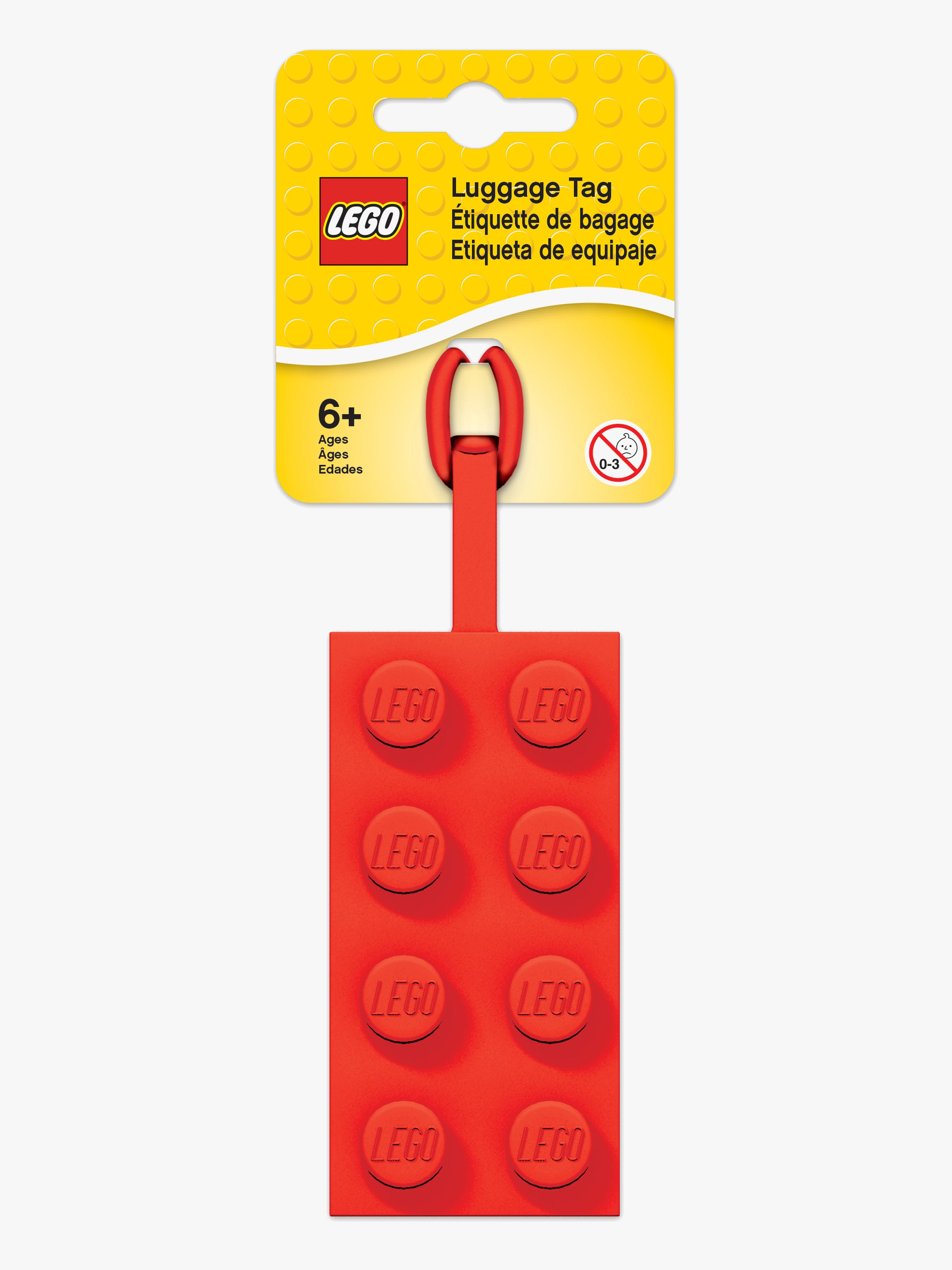 LEGO® Bagage-tag, Rød