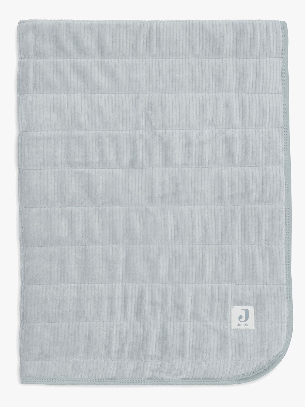 Jollein Tæppe 75x100 cm Velvet Rib, Sea Green