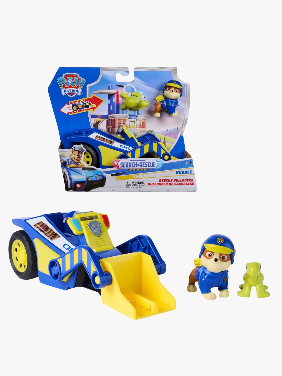 Paw Patrol Search & Rescue Redningskøretøj med Figur Rubble