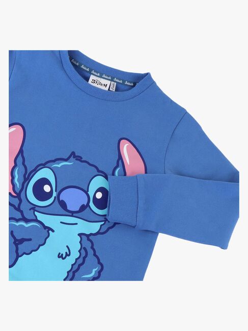 Disney Lilo & Stitch-sæt med sweater og bukser, blå