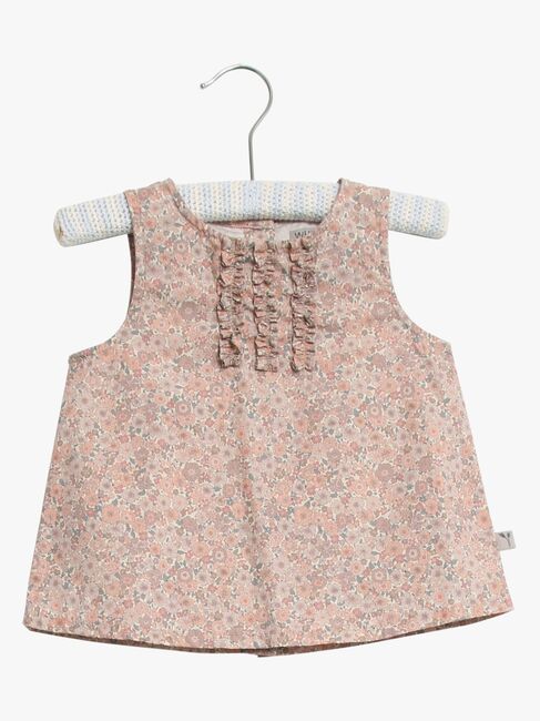 Wheat Breathe Kortærmet Bluse, Powder Flowers