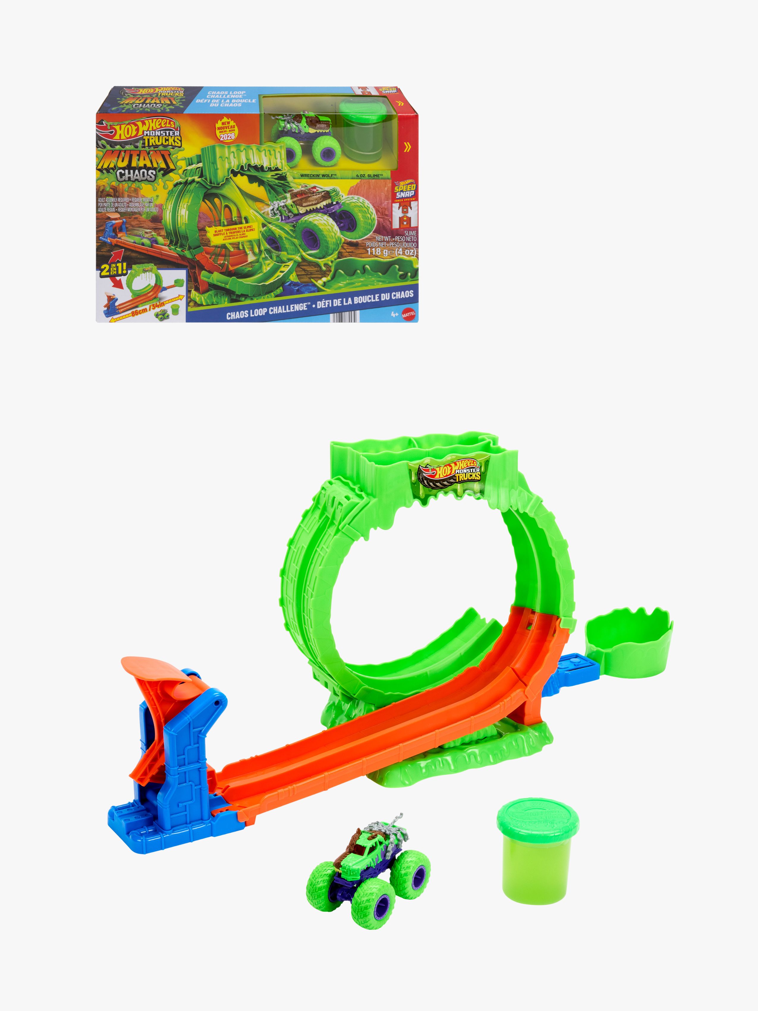 Hot Wheels Monster Trucks Stuntbane Mutant Chaos Slime Loop